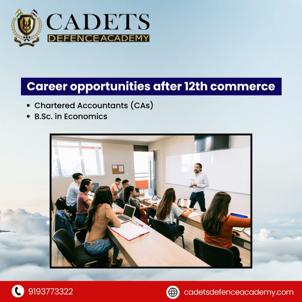 Career opportunities after 12th commerce