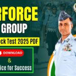 Airforce X Group Free Mock Test 2025 PDF: Download & Practice for Success