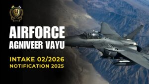 Air Force Agniveer Vayu Intake 02/2026 Notification
