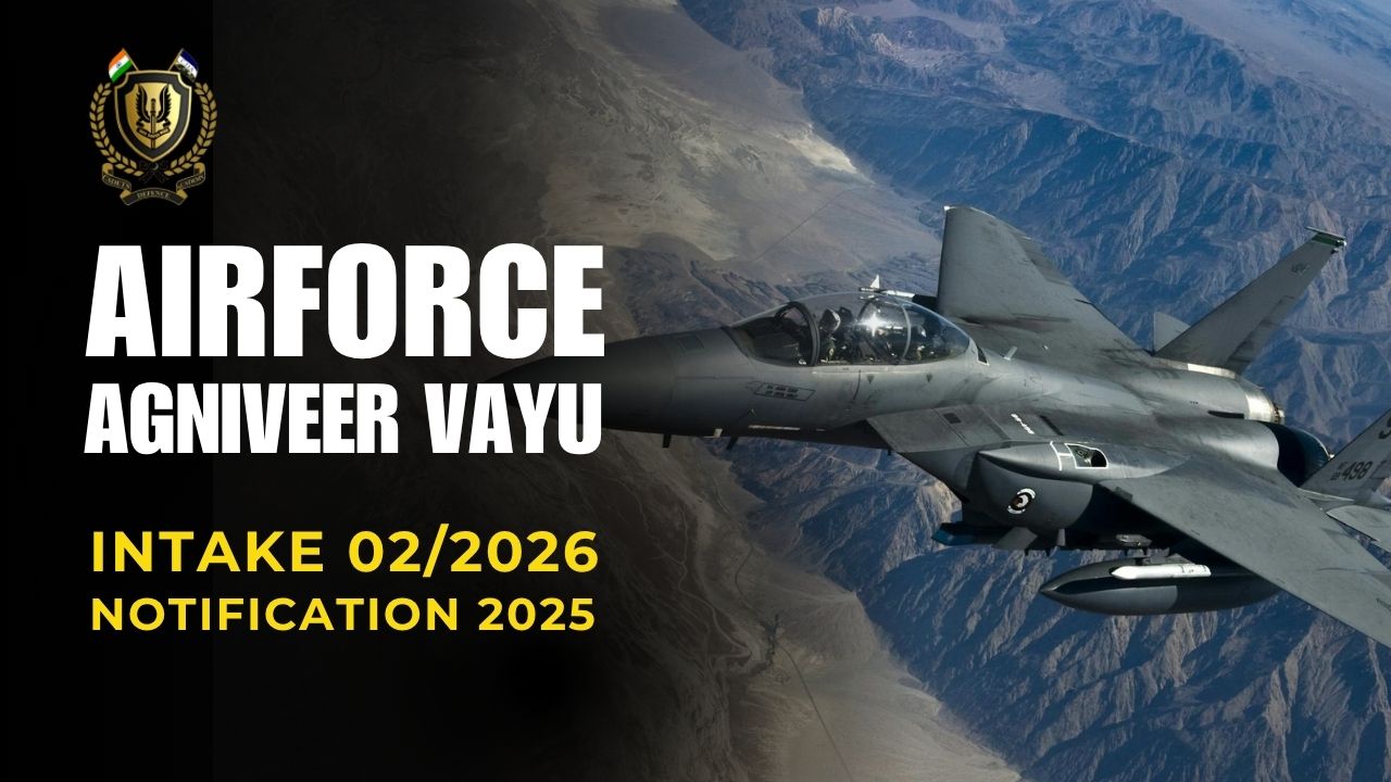Air Force Agniveer Vayu Intake 02/2026 Notification – Eligibility, Exam Dates, Salary, and How to Apply