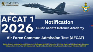 AFCAT 1 2026 Notification - Guide Cadets Defence Academy