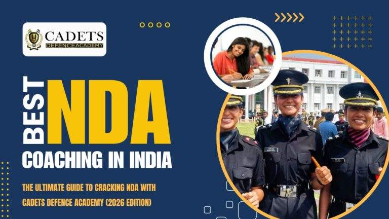 Best NDA Coaching in India – The Ultimate Guide to Cracking NDA with Cadets Defence Academy (2026 Edition)