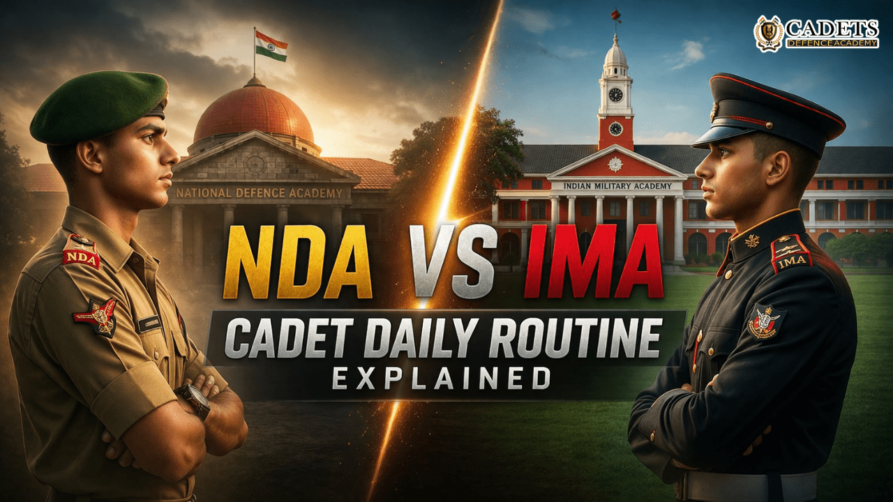 NDA vs IMA: Cadet Daily Routine Explained