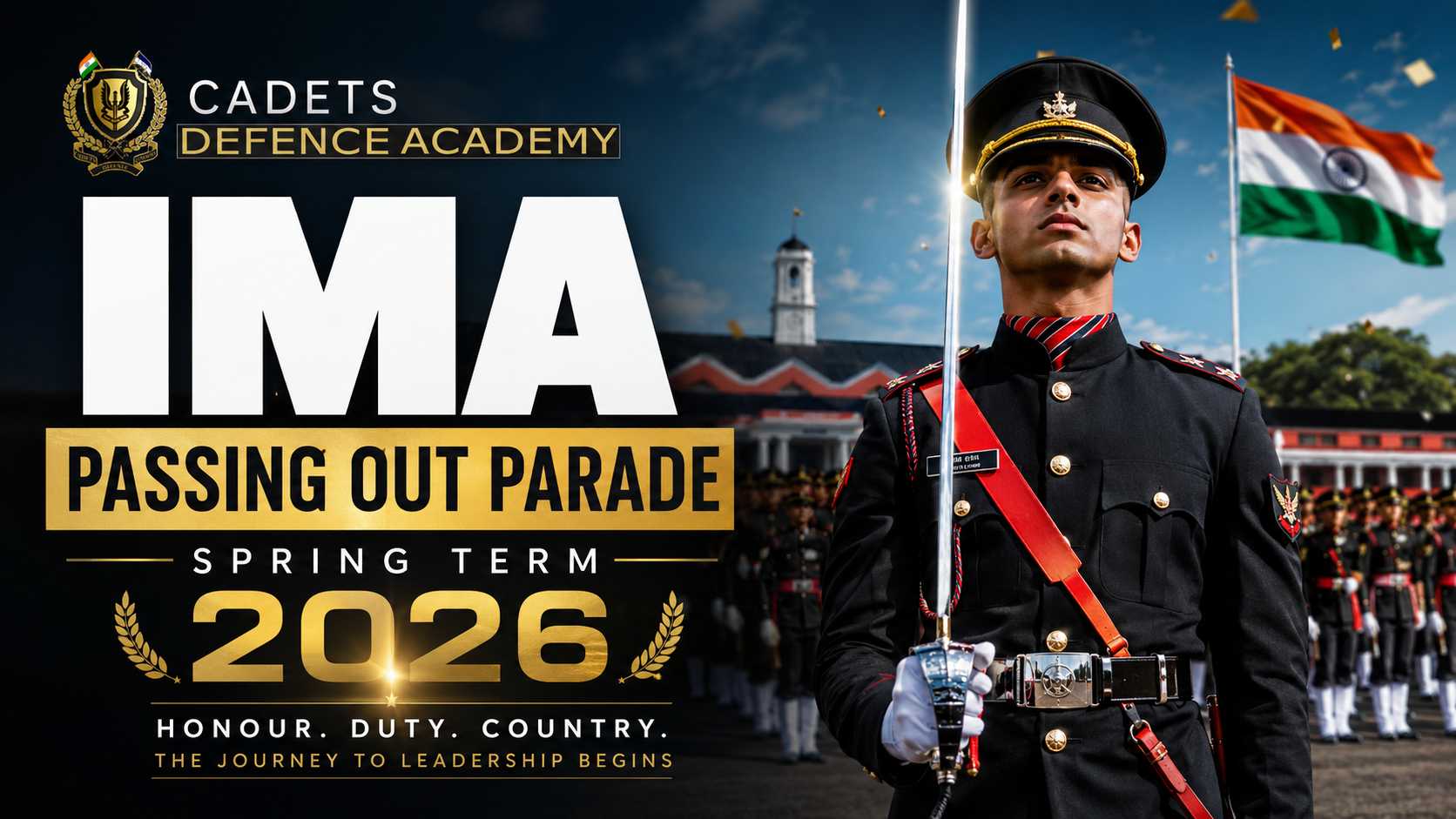 IMA Passing Out Parade: Spring Term 2026