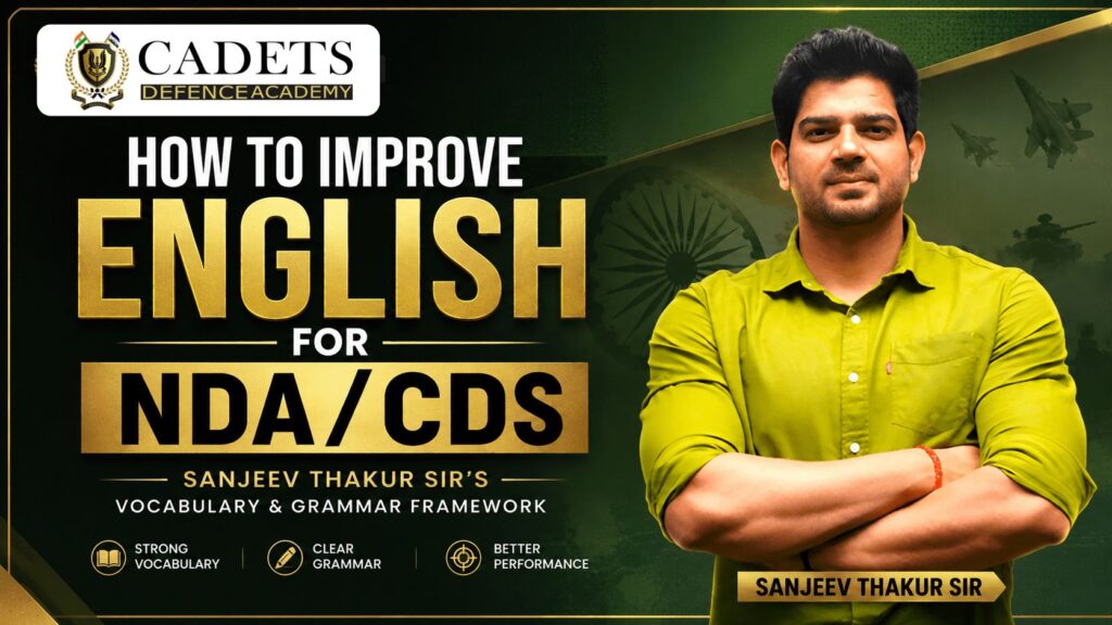 Improve English for NDA/CDS: Sanjeev Thakur Sir's