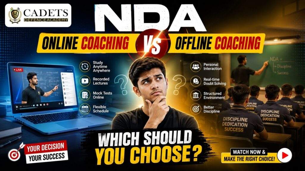 NDA Online Coaching vs Offline Coaching