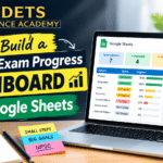 How to Build a Personal Exam Progress Dashboard in Google Sheets