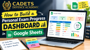 How to Build a Personal Exam Progress Dashboard in Google Sheets